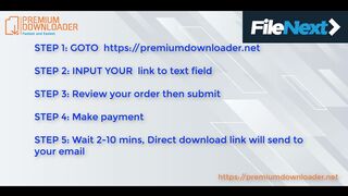 Premium Downloader - How to get VIP link from FileNext without premium account in 2024