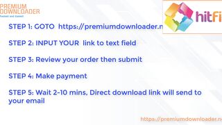 Premium Downloader - How to download file from Hitfile without premium account in 2024