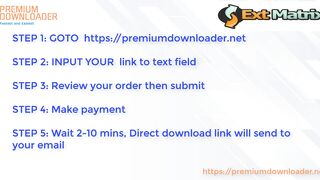 Premium Downloader - Gw to get VIP link from ExtMatrix without premium account in 2024