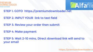 Premium Downloader - How to download file from Alfafiles without premium account in 2024