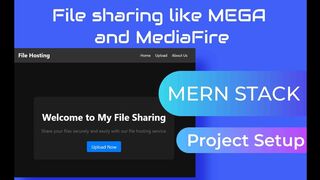 Code With ChatGPT - File Sharing Like Mediafire & MEGA Drive | MERN Stack with ChatGPT Project Tutorial #1