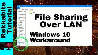 Rekkabites Thirteen - File Sharing Through LAN - Windows 10 Workaround