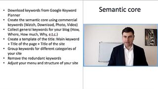 MoneyPlatform - Semantic core (Lesson 3)