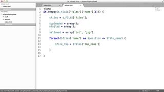 Codecourse - PHP Multiple File Uploading