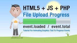 Adam Khoury - File Upload Progress Bar Meter Tutorial HTML5 Ajax PHP