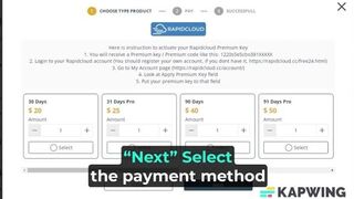 Worldkeys Pro - How to Buy RapidCloud Premium Key by PayPal