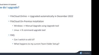 FileCloud - Updated Admin UI Improves Ease of Use for FileCloud Team Folders