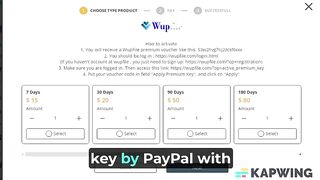 Worldkeys Pro - How to Buy WupFile Premium Key by PayPal