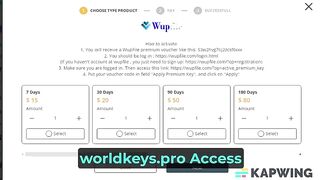 Worldkeys Pro - How to Buy WupFile Premium Key by PayPal