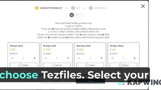 Worldkeys Pro - How to Buy TezFiles Premium Key by PayPal