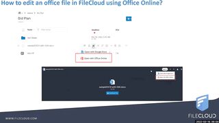 FileCloud - Improve Collaboration in Filecloud with Web Edit on Office 365