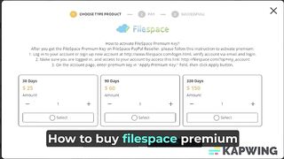 Worldkeys Pro - How to Buy FileSpace Premium Key by PayPal