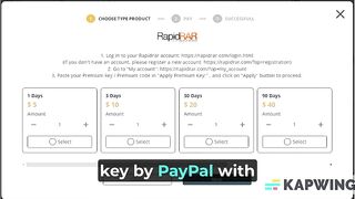 Worldkeys Pro - How to Buy RapidRAR Premium Key by PayPal