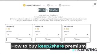 Worldkeys Pro - How to Buy Keep2Share Premium Key by PayPal