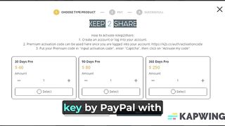 Worldkeys Pro - How to Buy Keep2Share Premium Key by PayPal