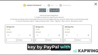 Worldkeys Pro - How to Buy Keep2Share Premium Key by PayPal