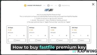 Worldkeys Pro - How to Buy FastFile Premium Key by PayPal