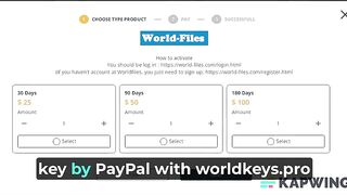 Worldkeys Pro - How to Buy WorldFiles Premium Key by PayPal