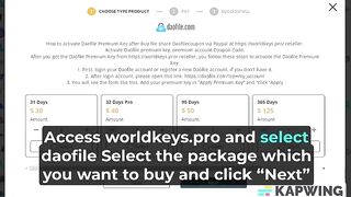 Worldkeys Pro - How to buy daofile premium key by PayPal