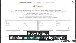 Worldkeys Pro - How to Buy 1fichier Premium Key via PayPal