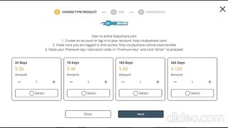 Worldkeys Pro - Effortless Process: Purchasing SubyShare Premium Key via PayPal