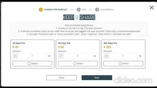 Worldkeys Pro - Effortless Process: Purchasing Keep2Share Premium Key via PayPal