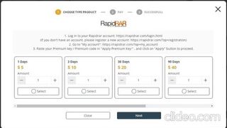 Worldkeys Pro - Simple Steps: Purchasing Rapidrar Premium Key via PayPal