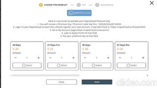 Worldkeys Pro - Effortless Guide: Purchasing RapidCloud Premium Key via PayPal