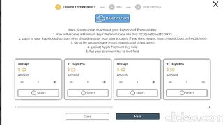 Worldkeys Pro - Effortless Guide: Purchasing RapidCloud Premium Key via PayPal