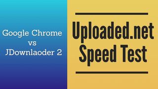 Multihoster - Download Speed Test JDownloader 2 vs Browser (Uploaded.net)