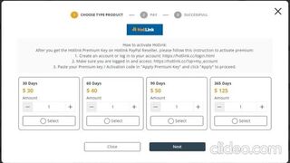 Worldkeys Pro - Streamlined Process: Purchasing Hotlink Premium Key via PayPal