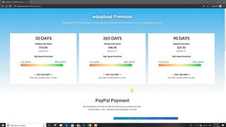 Filesharing Premium - Wdupload 1 Year Premium