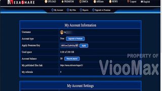 ViooMax - How to Upgrade MexaShare Free to Mexashare Premium