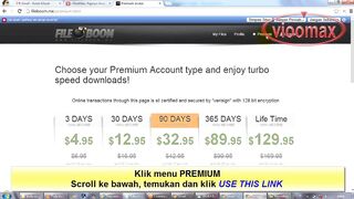 ViooMax - How to Upgrade Fileboom Free to Fileboom Premium