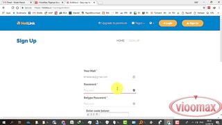ViooMax - How to create a HotLink Free Account