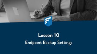 MoneyPlatform - Lesson 10: K2S Endpoint Backup Settings