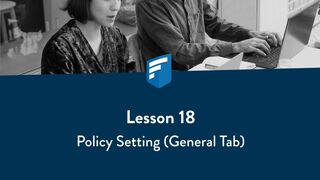 MoneyPlatform - Lesson 18: K2S Policy Setting - General Tab