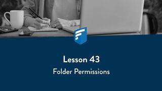 MoneyPlatform - Lesson 43: K2S Folder Permissions