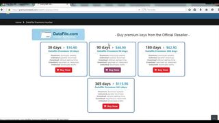 PremiumInstant - How to buy Datafile premium via Paypal, Visa or MasterCard