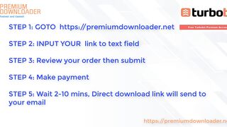 Premium Downloader - How to download from Turbobit without premium account in 2024